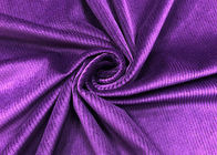 tissu pourpre extensible du velours côtelé 200GSM pour le polyester des accessoires 94% de pantalon