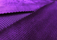 tissu pourpre extensible du velours côtelé 200GSM pour le polyester des accessoires 94% de pantalon