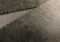grain onduleux brûlé par polyester 100% Brown olive de tissu de velours de 240GSM Microfiber