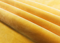Velours jaune foncé de Microfiber de polyester du matériel 280GSM 92% de tissu de velours