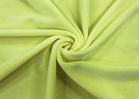 8 extensibles/92 de tissu de jouet de la peluche 300GSM tricotage de chaîne de Spandex du polyester jaune-clair