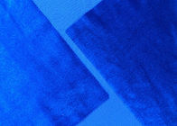 tissu 100% mou de velours du polyester 200GSM pour la couleur à la maison de bleu royal de textile