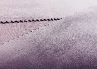 tissu micro du velours 240GSM/100 pour cent de polyester de lavande de tissu de velours