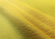 tissu micro de velours du modèle 210GSM de relief par polyester 100% mou - jaune