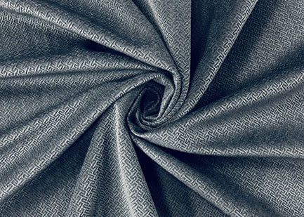 couleur 100% légère de gris de charbon de bois de grain du tissu T de velours du polyester 165GSM